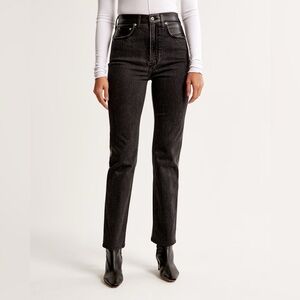 Abercrombie and Fitch Mixed Fabric Jeans